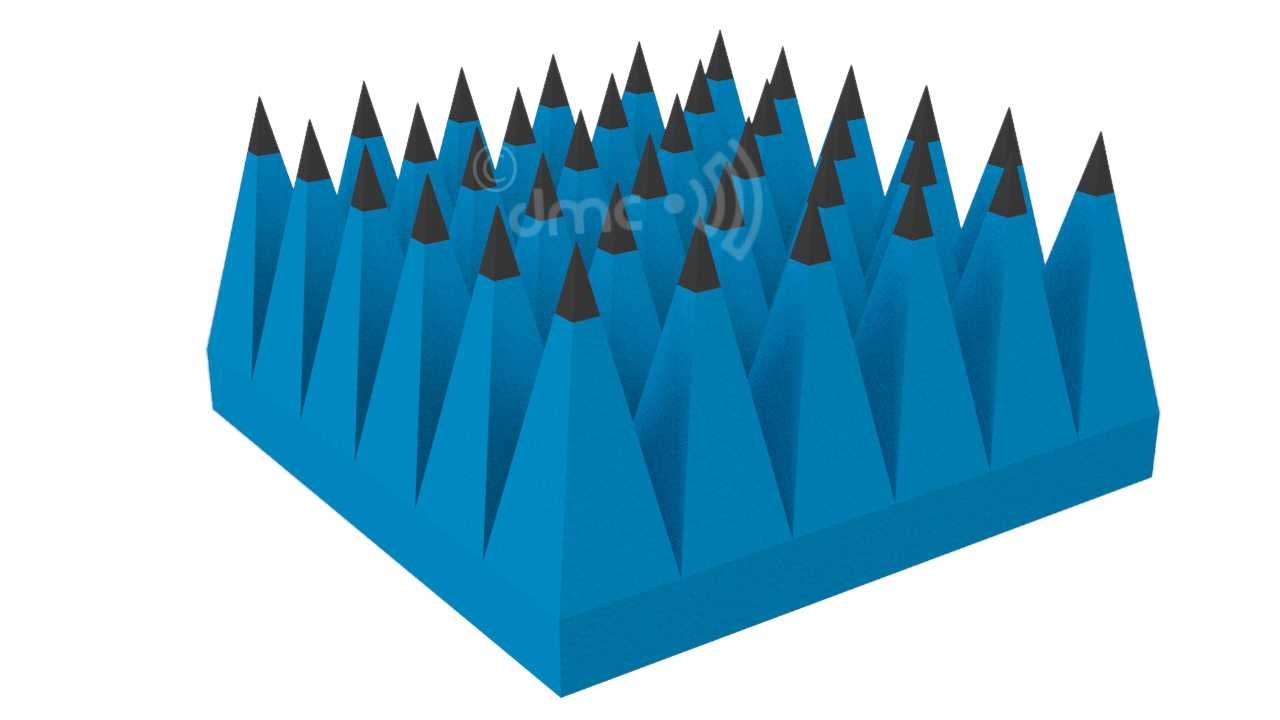 Pyramidal RF Absorber 300mm Pyramidal RF Foam Absorber 300mm