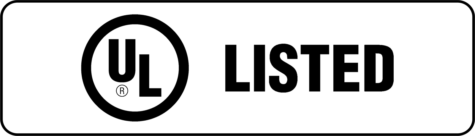 UL Listed UL Listed
