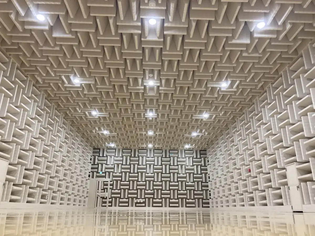 a full view of gigantic semi anechoic chamber a full view of gigantic semi anechoic chamber