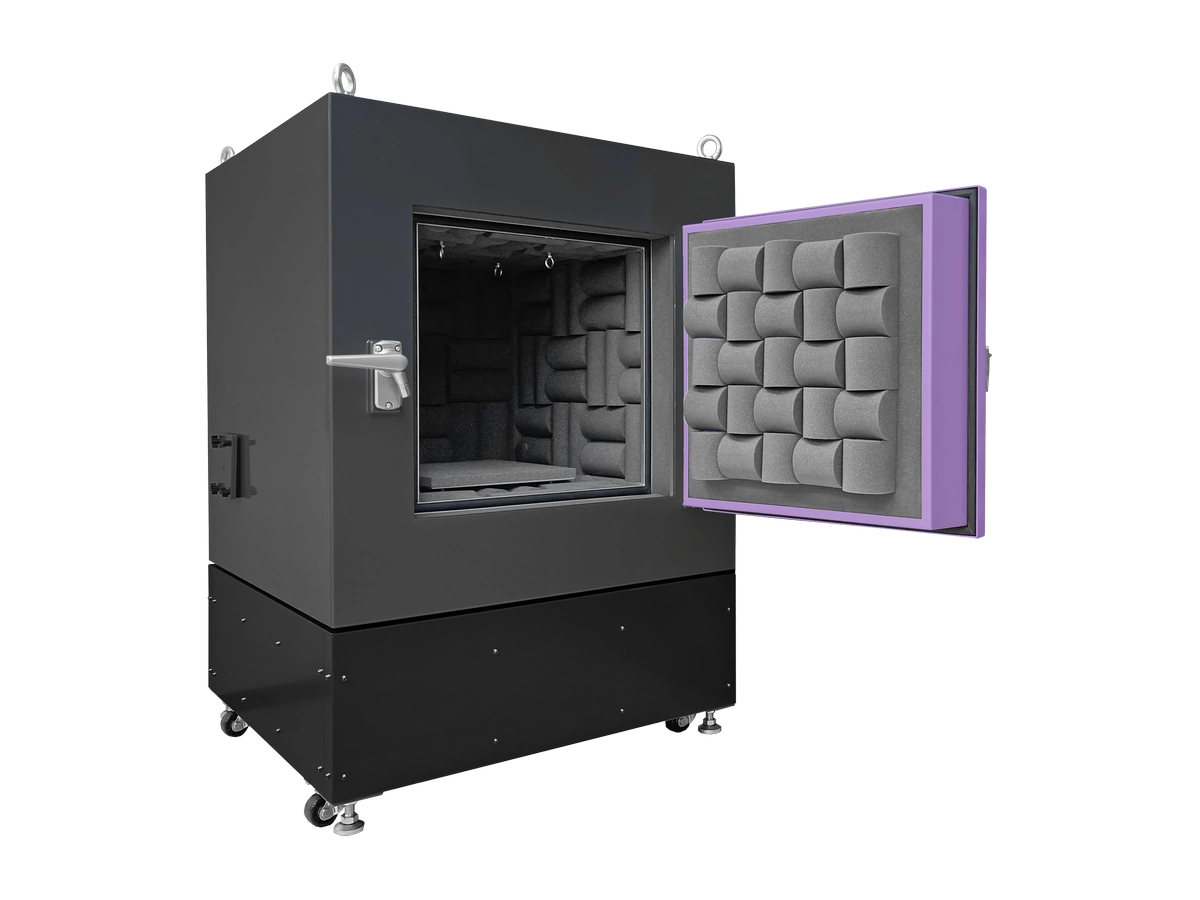 a single open Door Anechoic Test Box a single open Door Anechoic Test Box