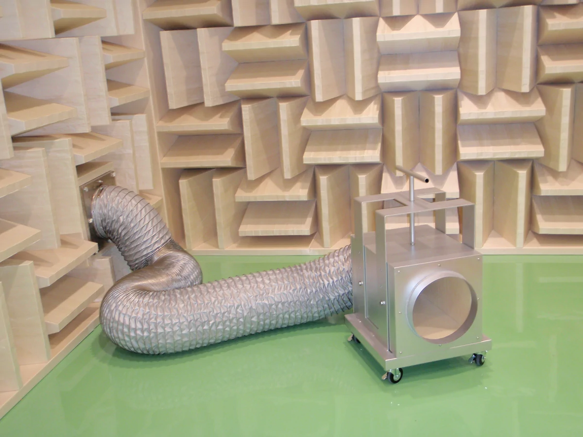 semi anechoic chamber with movable air ventilation semi anechoic chamber with movable air ventilation