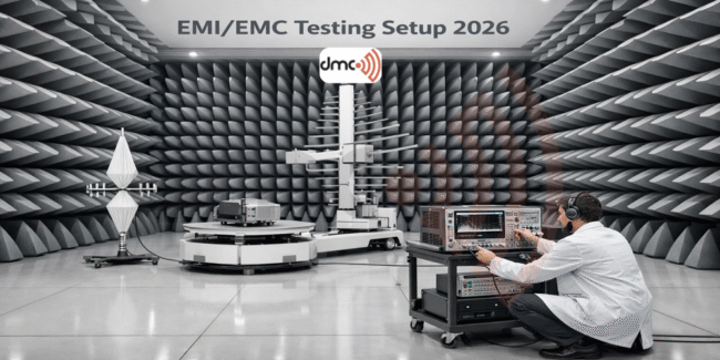 EMI EMC testing setup