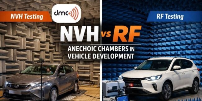 NVH vs RF Anechoic Chambers in Vehicle Development