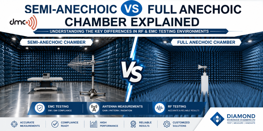 Semi anechoic vs Full Anechoic Chamber Explained Semi-Anechoic vs Full Anechoic Chamber Guide