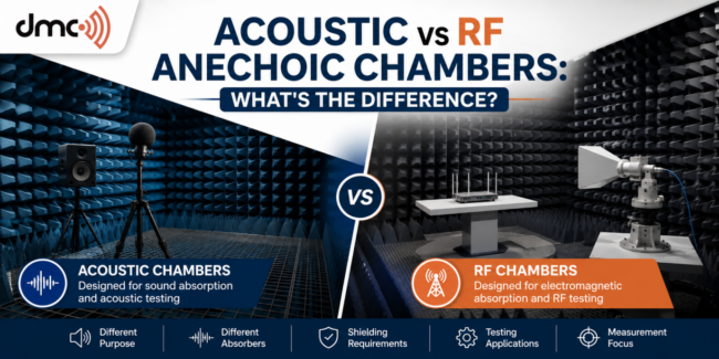 Acoustic vs RF Anechoic Chambers Acoustic vs RF Anechoic Chambers